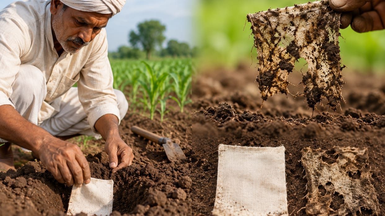 Bury Cotton Cloth in Soil to Know Your Farm’s Health: Unique Swiss Experiment