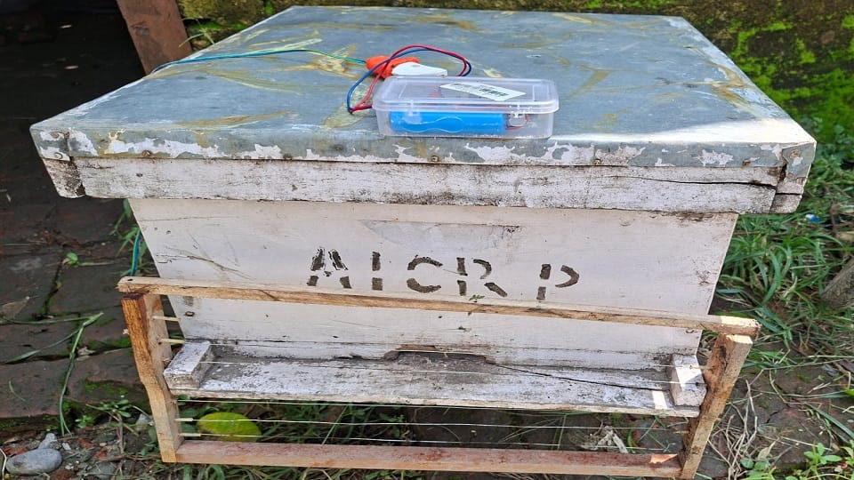 A unique electric shield has been developed to protect bees