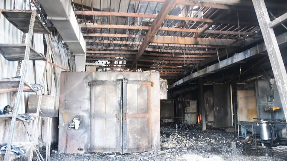 Moradabad Factory Fire Explosions Rock Rampur Doraha Flames Rise 50 Feet Moradabad news in Hindi