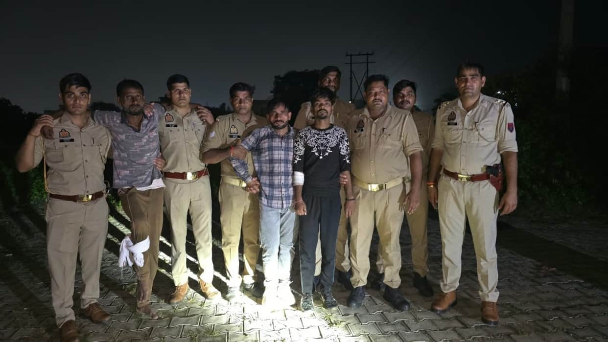 Three accused arrested for chain-snatching in encounter one injured by gunfire in Bareilly