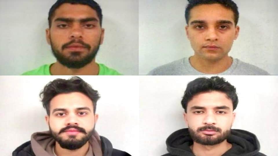 Four Punjabi youths deported from Canada Accused of involvement in extortion organized crime