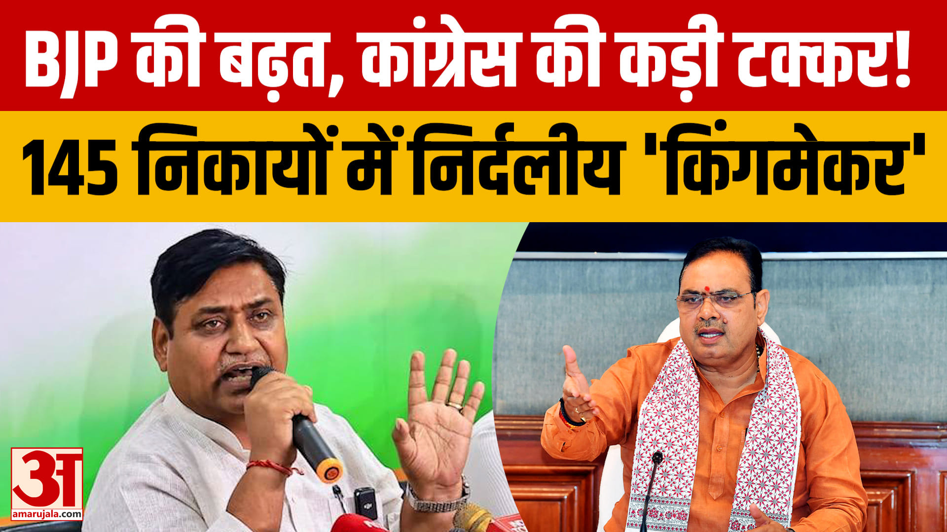 Rajasthan Nikay Chunav: सीटों में BJP आगे, वोटों में कांग्रेस ने दी टक्कर! अब निर्दलीयों पर नजर