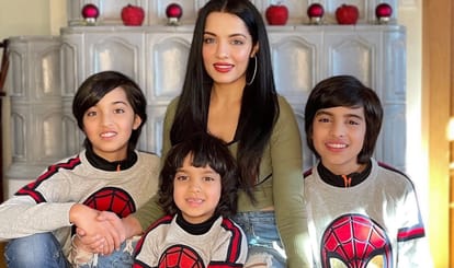 Celina Jaitly Share Emotional Post For Sons Begin New School Amid Divorce Battle With Peter Haag
