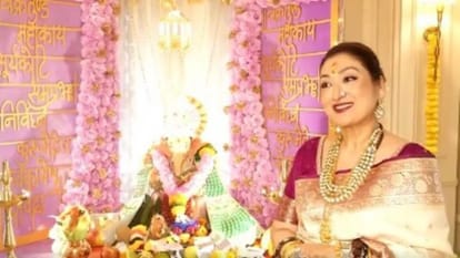 govinda late night arrival at home for ganpati pooja expressed happiness for son yashvardhan