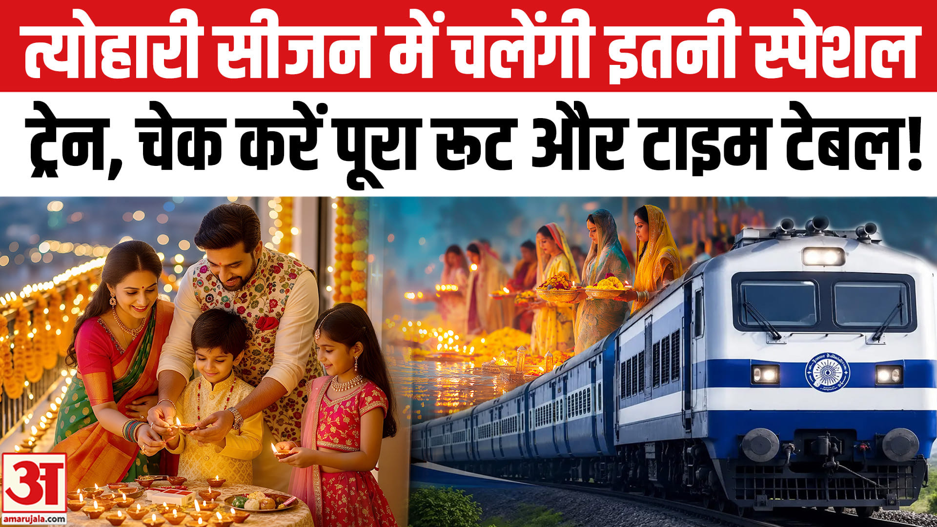 त्योहारी सीजन में रेलवे चलाएगा स्पेशल ट्रेन, जानें पूरा रूट और टाइम टे