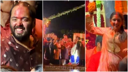Ganesh Chaturthi Ambani family bids farewell to Bappa Radhika and Anant dance their heart out during visarjan