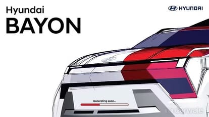 Hyundai Bayon India Debut: Design Sketches Reveal Bold Exterior and Tech-Loaded Cabin Ahead of Festive Launch