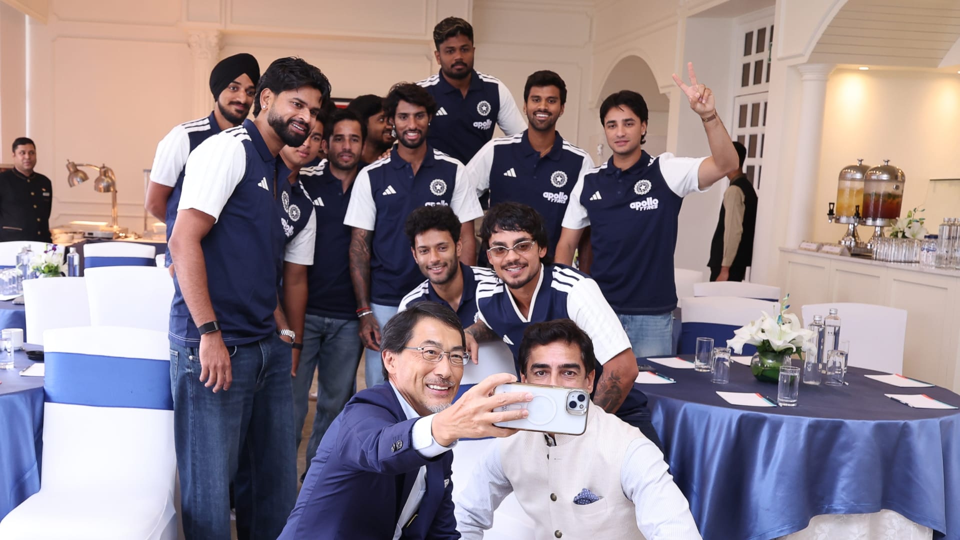 BCCI President Mithun Manhas Team India members meet Japan Ambassador Ono Keiichi ahead of bilateral T20I