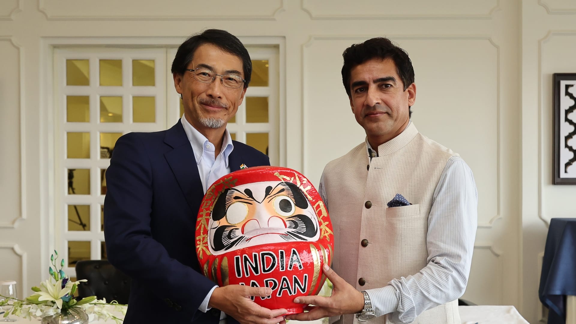 BCCI President Mithun Manhas Team India members meet Japan Ambassador Ono Keiichi ahead of bilateral T20I