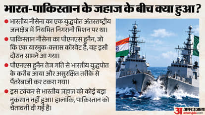 Indian Warship PNS Hunain Collision Arabian Sea India Pakistan Tension rise explained
