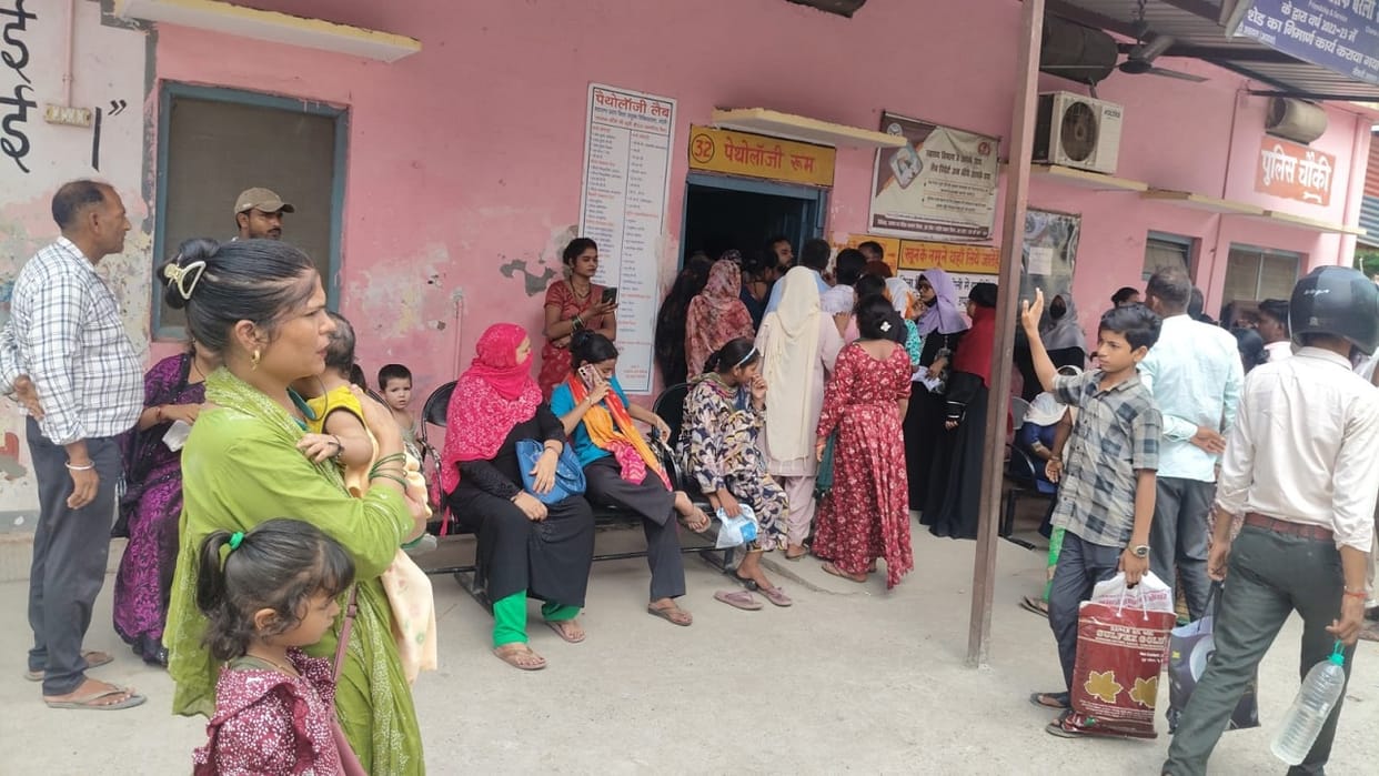 Increase in pathology tests at the district hospital bareilly