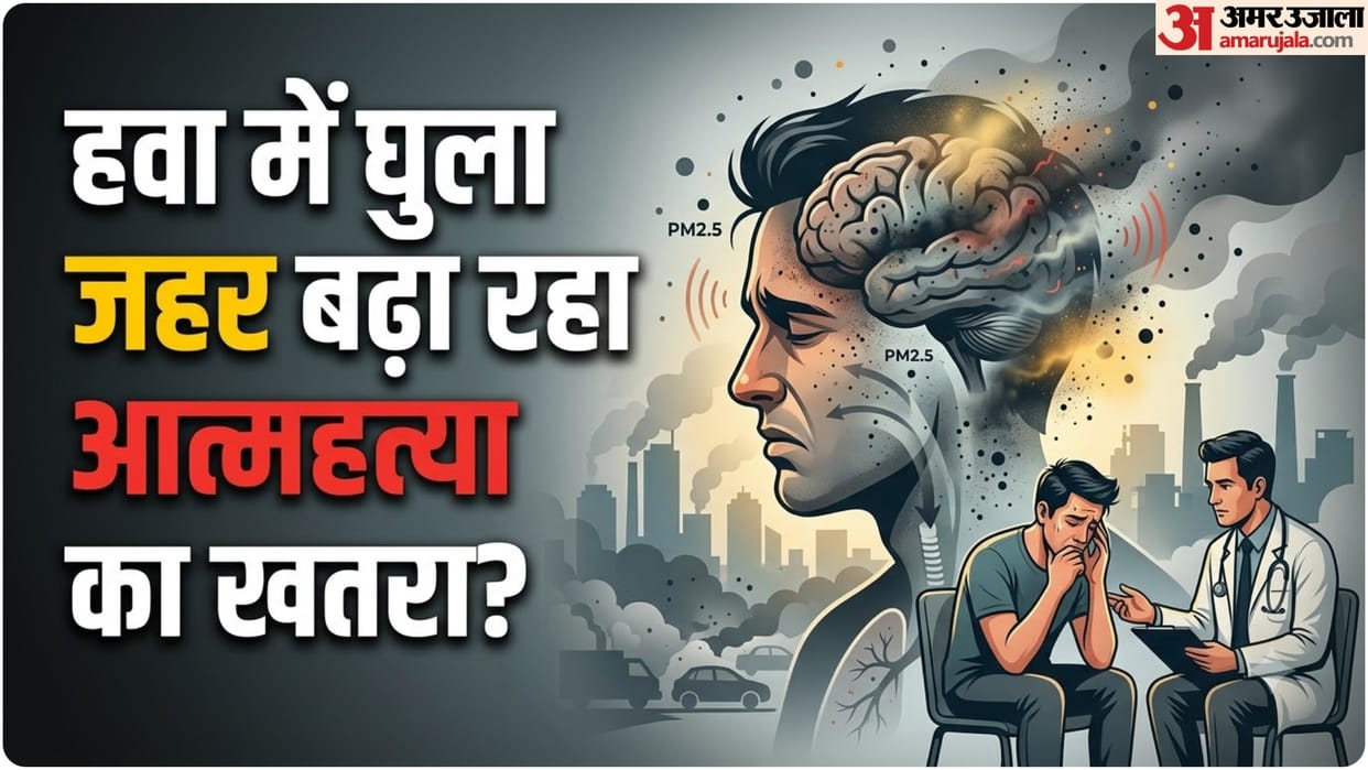 latest study says exposure to air pollutants increased suicidal thoughts and risk of death