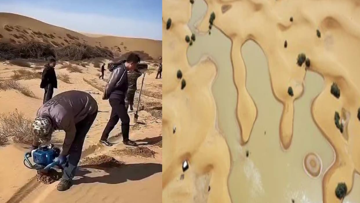 Two Massive Water Reserves Found Beneath China’s Largest Desert Taklamakan, Scientists Surprised