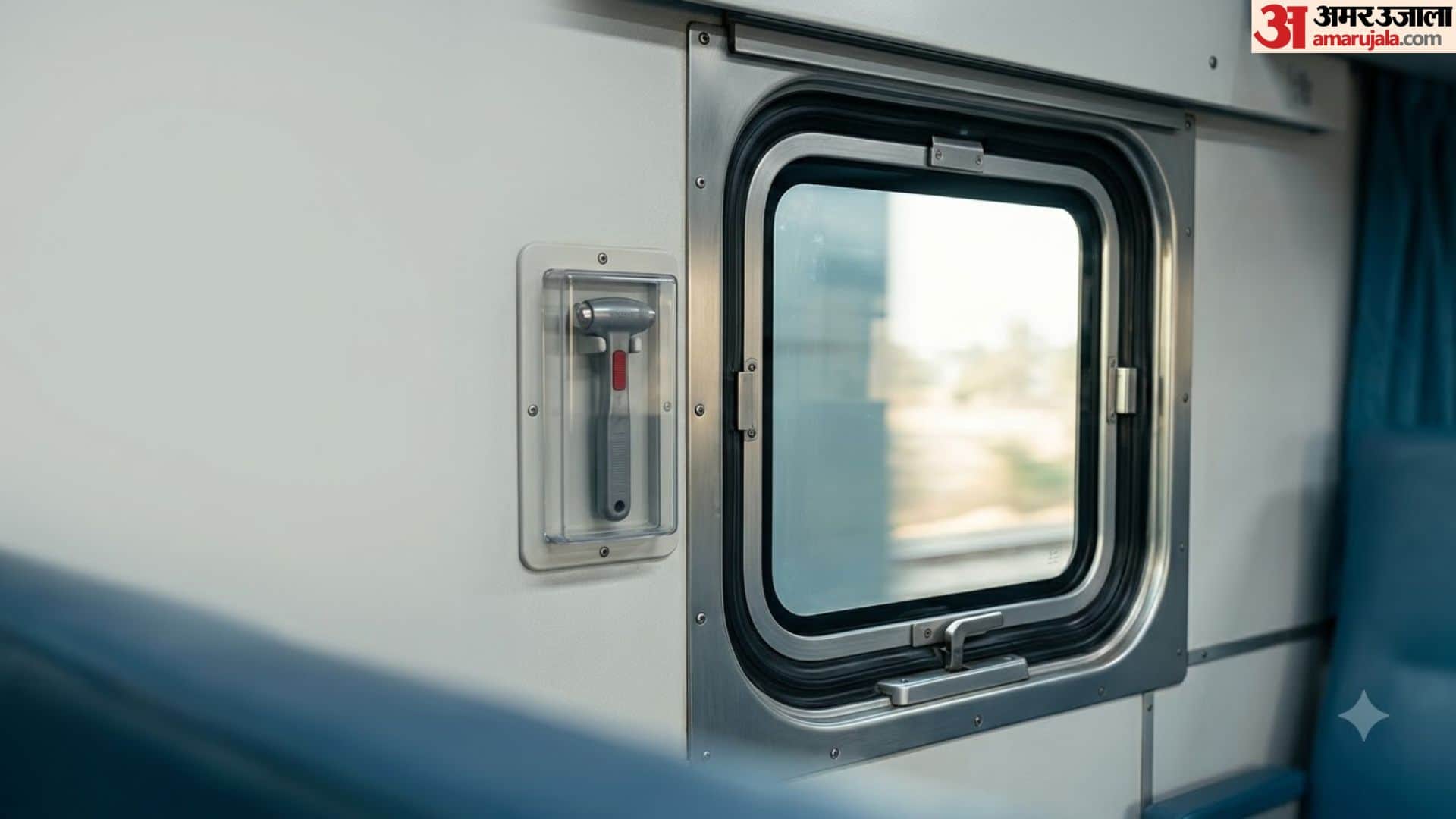 Difference Between Sleeper and AC Coach Emergency Window in Indian Railways in hindi