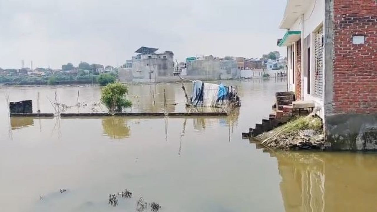 सुभाषनगर कॉलोनी में भरा पानी