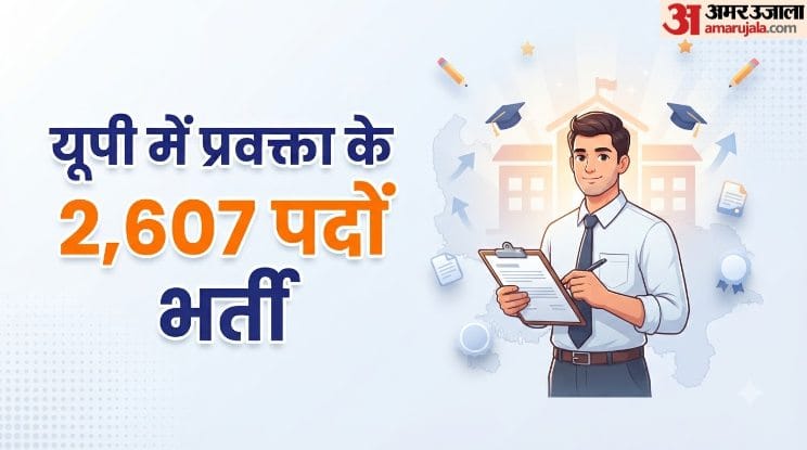 UP PGT Recruitment 2026: Applications Open for 2,607 Lecturer Posts
