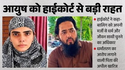 आयुष मलिक जो अब रहमान बन गया है चांदनी कुरैशी के साथ।