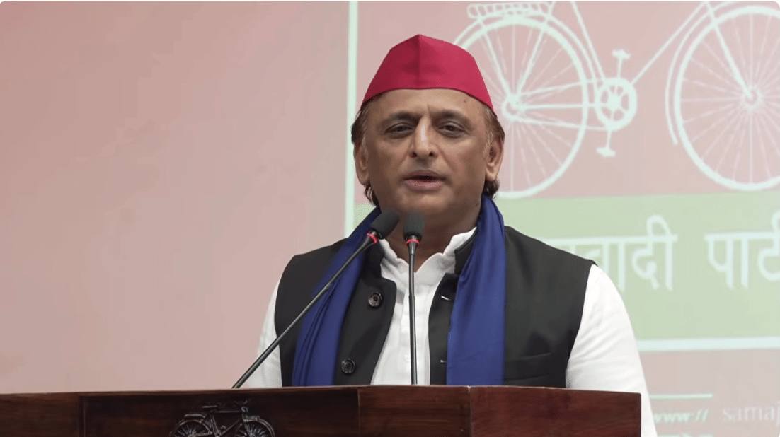 UP: Akhilesh Yadav says—under BJP rule, construction is completed later, but it starts crumbling beforehand.