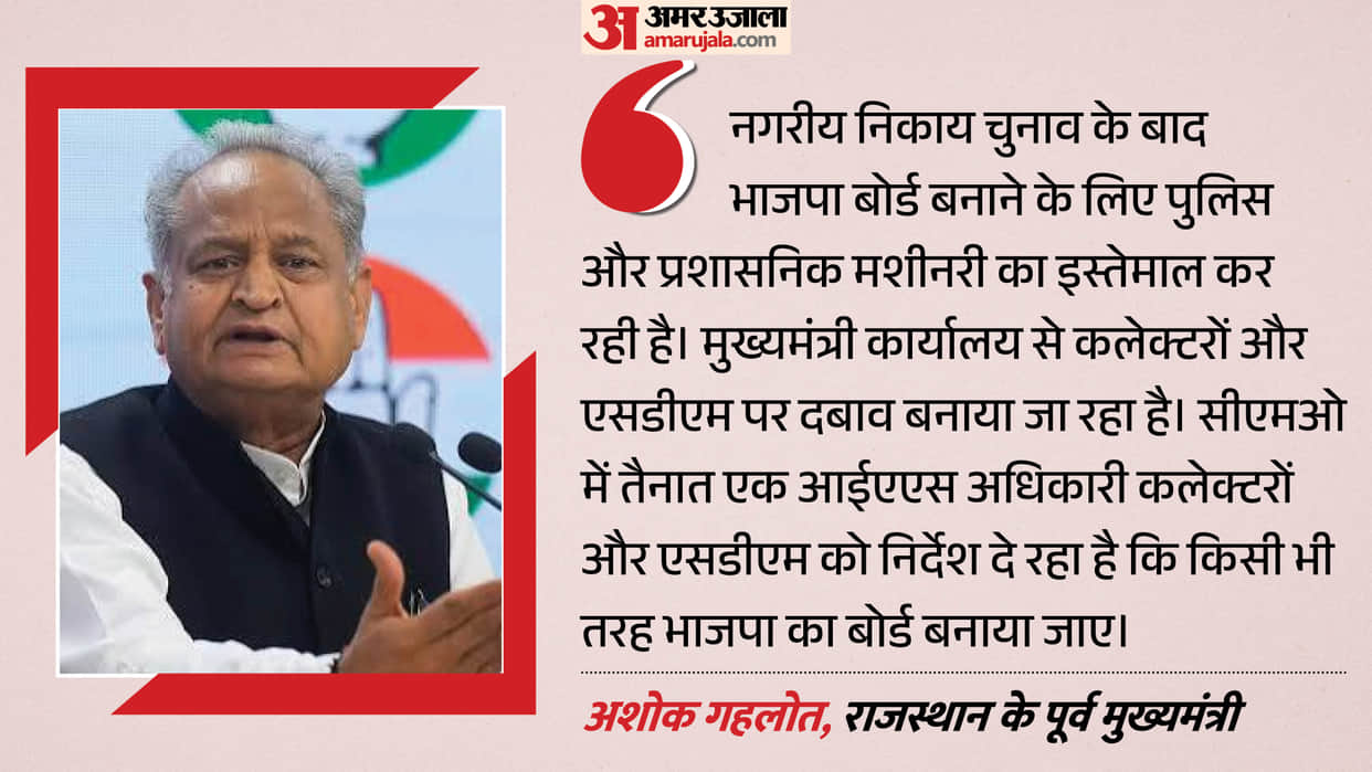 Ashok Gehlot Targets CMO IAS Officer: Who Is Behind the Alleged Pressure to Form BJP Boards in Rajasthan?