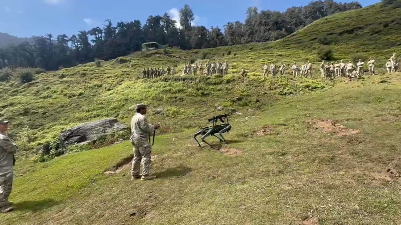 औली में युद्ध अभ्यास