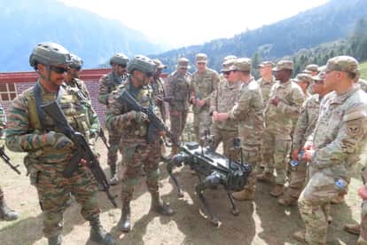 US India Joint Military Exercise Yudh Abhyas 2026 Begins Army Soldiers Conduct Counterterrorism Drill in Auli