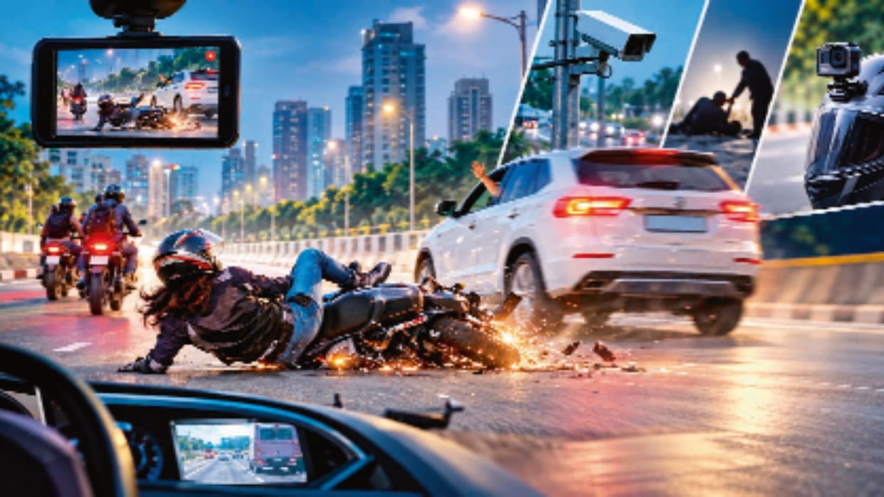 dashcam-gurugram-road-accidents-evidence-hit-and-run-road-safety