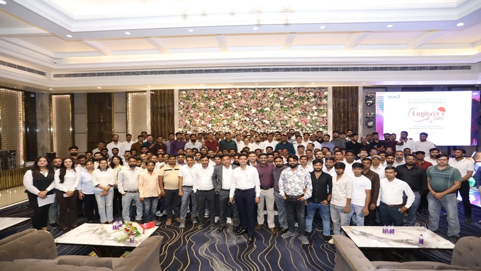 Engineers working at construction sites honored on Engineers Day SKA Group organized event in Noida