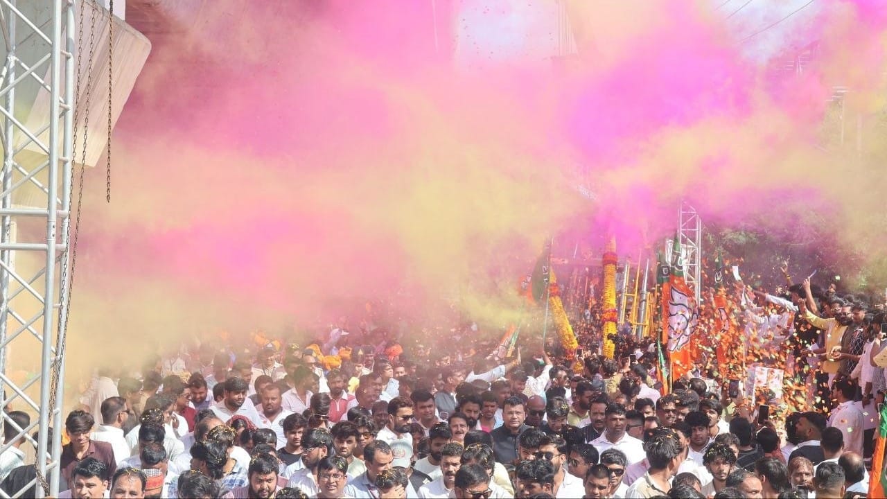 indore-bjp-president-nitin-naveen-mega-roadshow-and-mp-political-updates