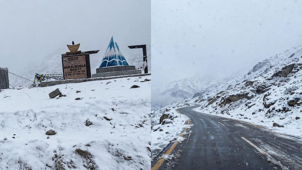 kullu lahaul weather changes rohtang pass fresh snowfall rain