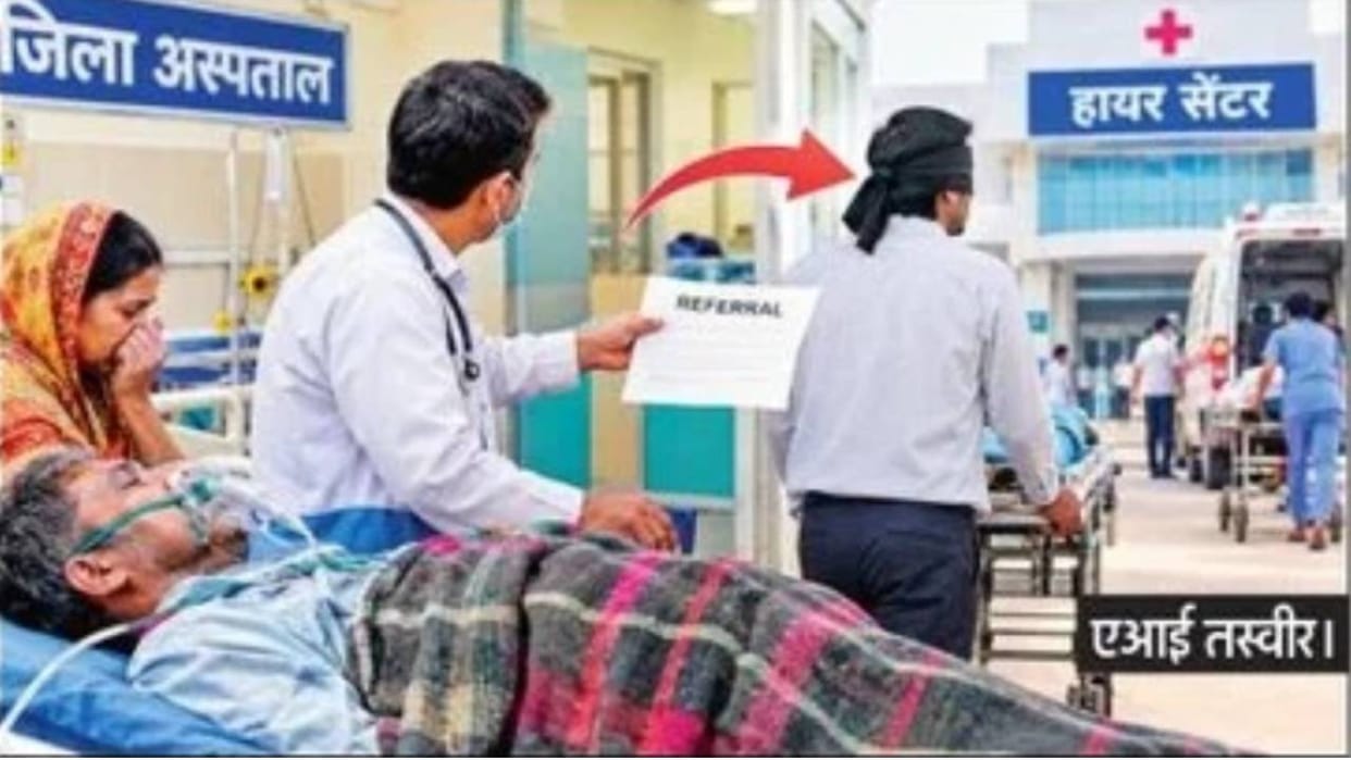 Lucknow: In 90% of cases, patients are being referred without knowing the availability of beds.