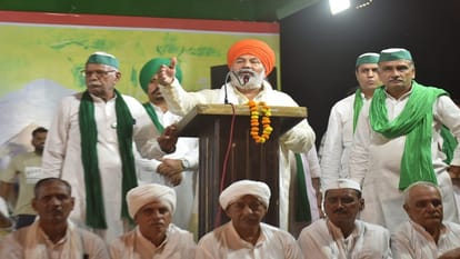 Muzaffarnagar Mahapanchayat: Rakesh Tikait says mosques are the BJP government's staple diet