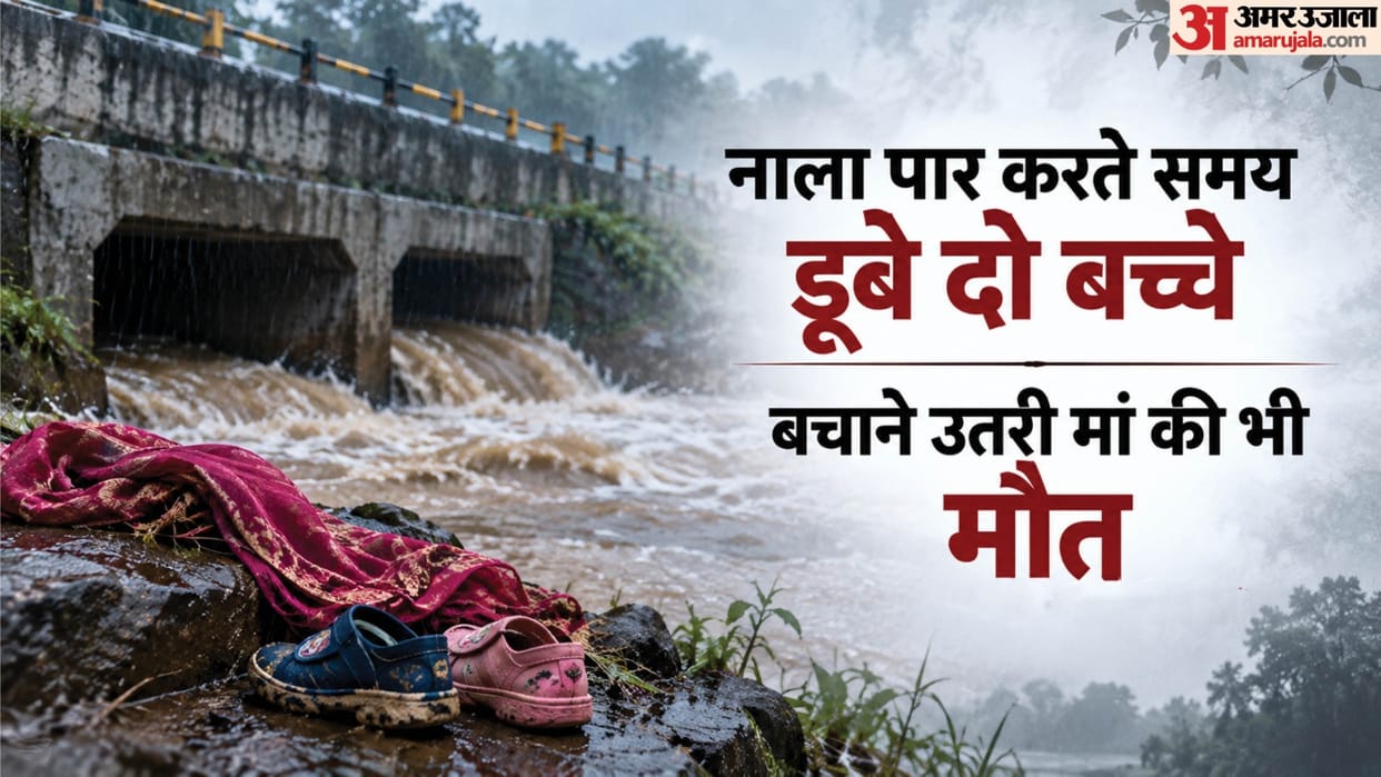 A mother and her two children drowned in Nadwa drain in Maharajganj