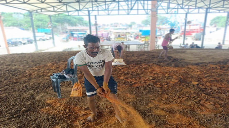 Preparation of medicinal akhada