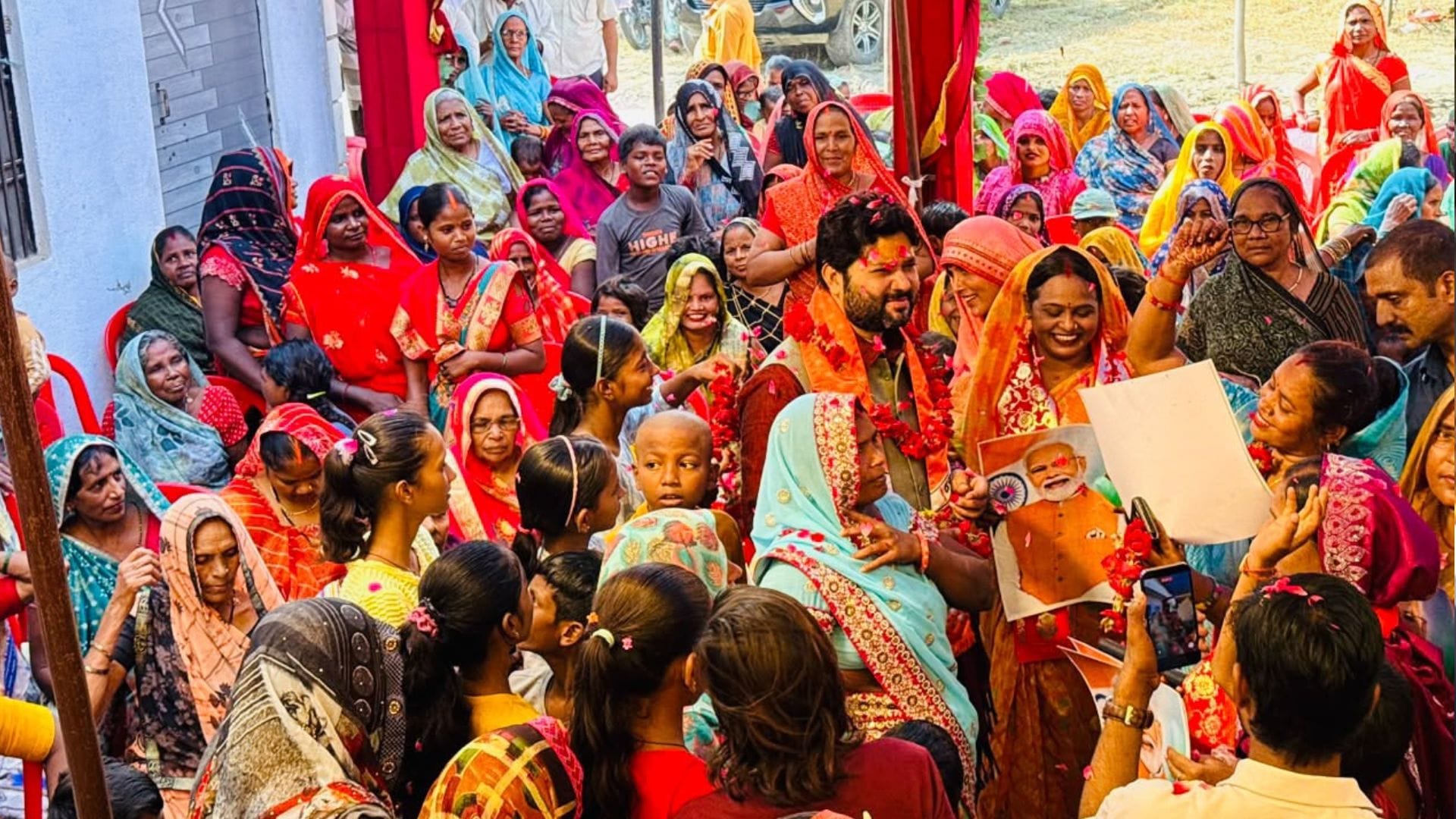 PM Modi birthday celebration in varanasi latest photos 76 people performed milk anointment of maa Ganga