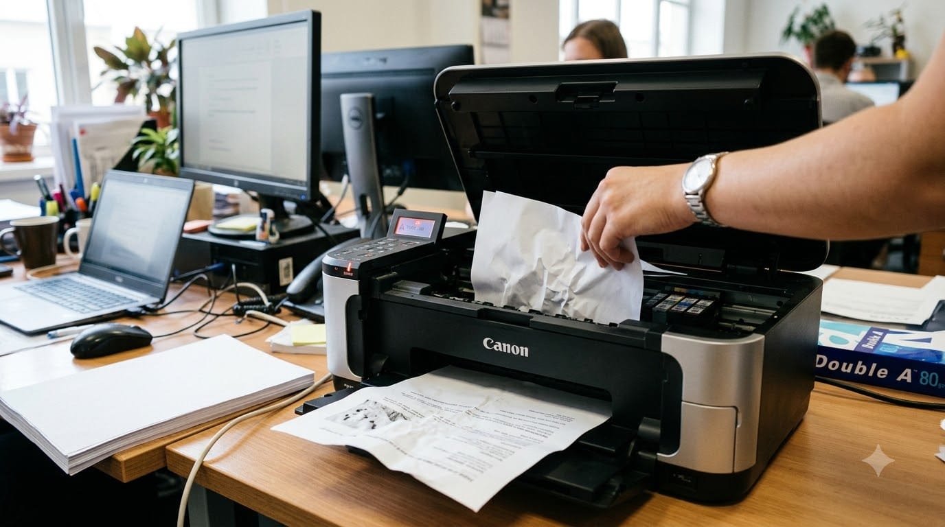 Printer Paper Jam: Avoid These 4 Common Mistakes kyo printer mein paper fasta hai
