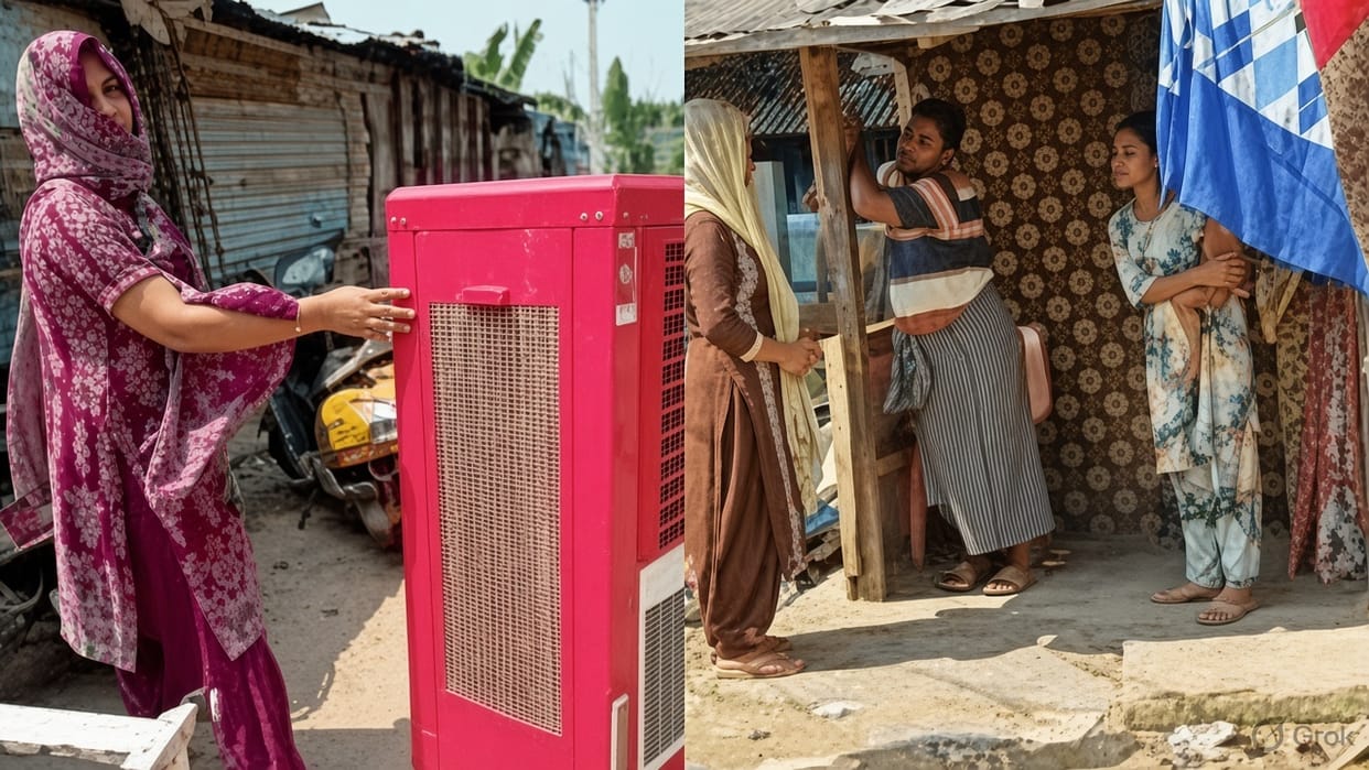 Rohingyas were living a life of luxury even within the Narwal shanties.