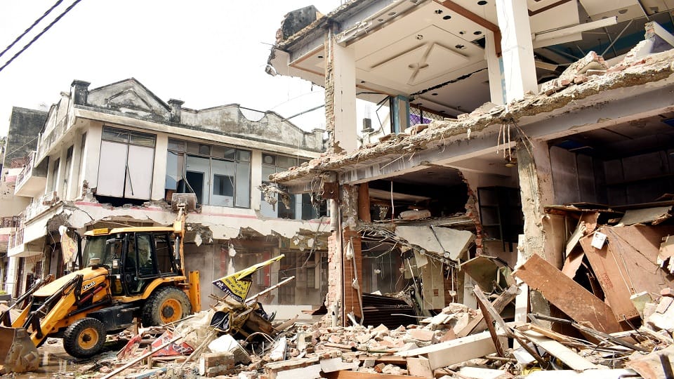 Central Market: 5 complexes and 35 shops across six buildings—including a banquet hall—all razed to the ground