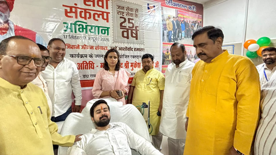 2500 people participated in Seva Sankalp Abhiyan on the Prime Minister's birthday, but only 13 blood donors