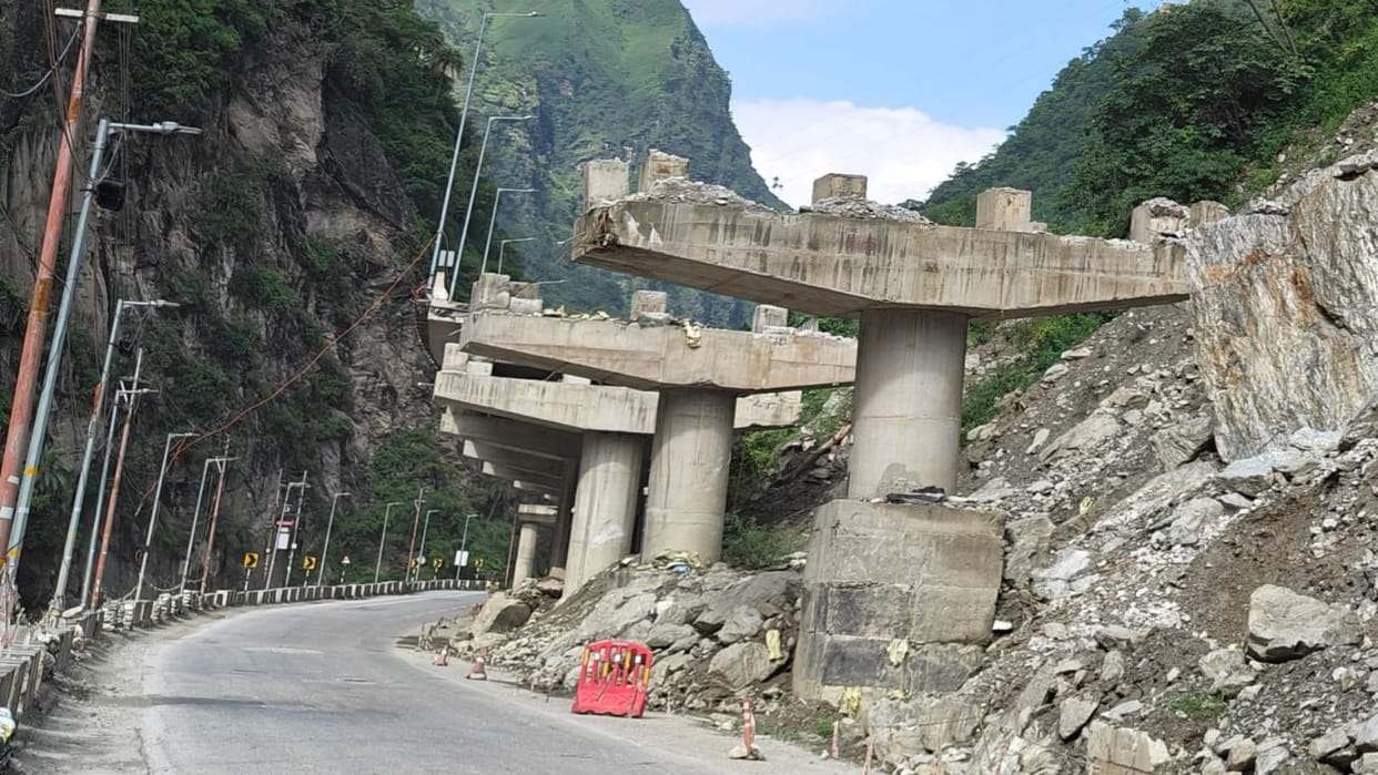 dawara flyover three pillars reconstruction jhalogi tunnel muhana shift
