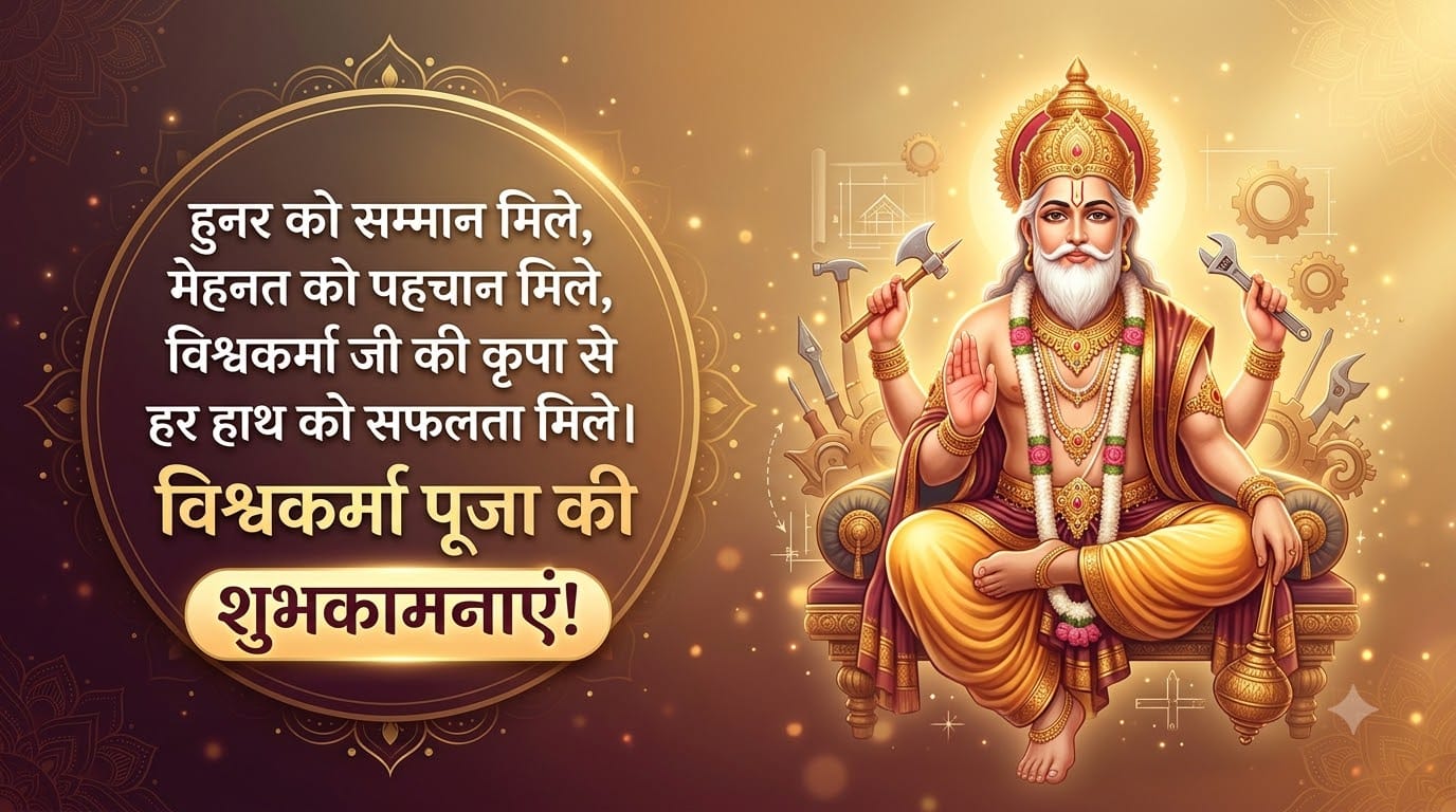 Happy Vishwakarma Jayanti 2026: Best Wishes, Quotes, Shayari and Messages to Share on Vishwakarma Puja