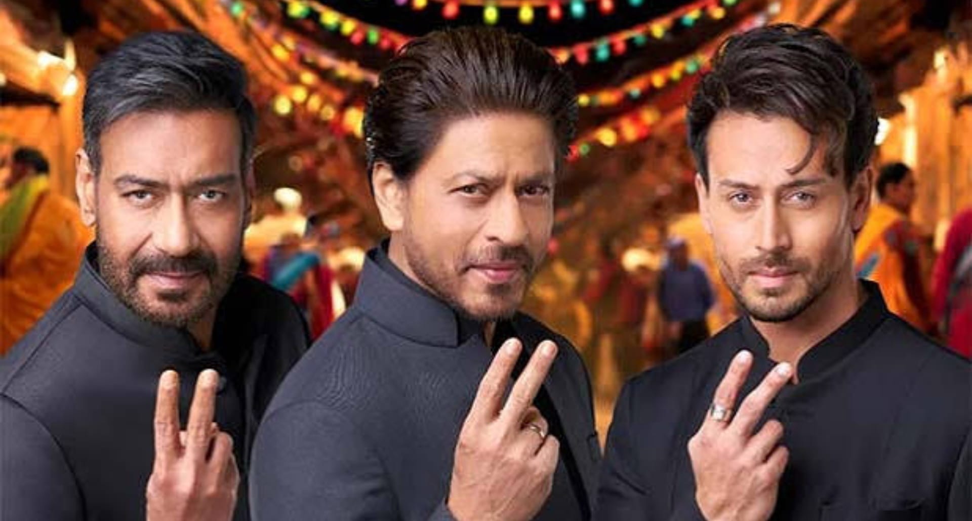 अजय देवगन, शाहरुख खान, टाइगर श्रॉफ