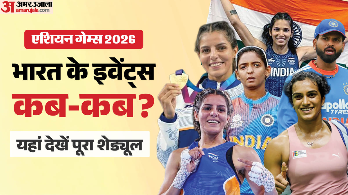 एशियन गेम्स 2026: 500 भारतीय खिलाड़ी 35 खेलों में दिखाएंगे दम, पूरा शेड्यूल जल्द