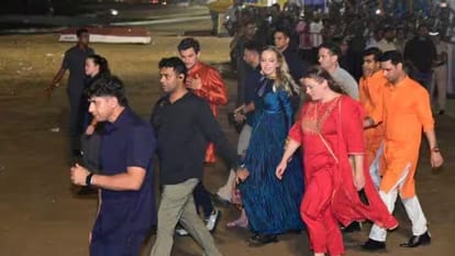 US President Donald Trump daughter Tiffany Trump desi Look Viral from Ambani family Ganpati celebration