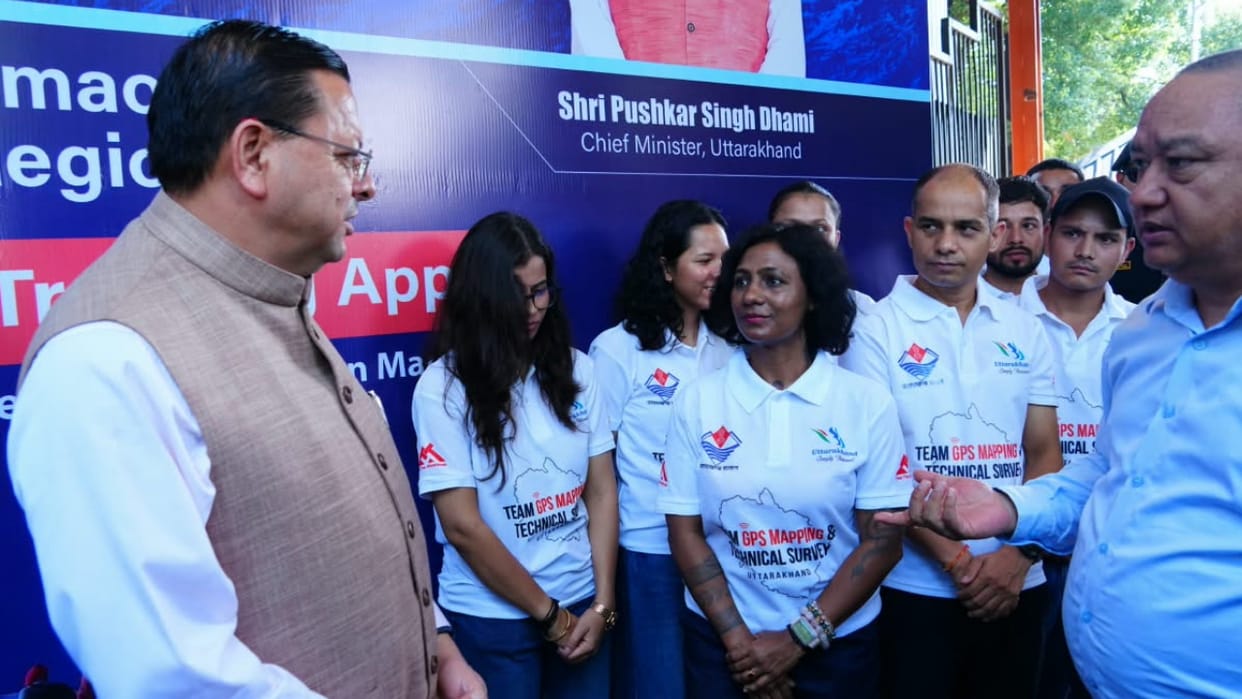 CM Dhami Flags Off GPS-GIS Mapping of 100 Major Trekking Routes in Uttarakhand Trekking and Hiking Routes