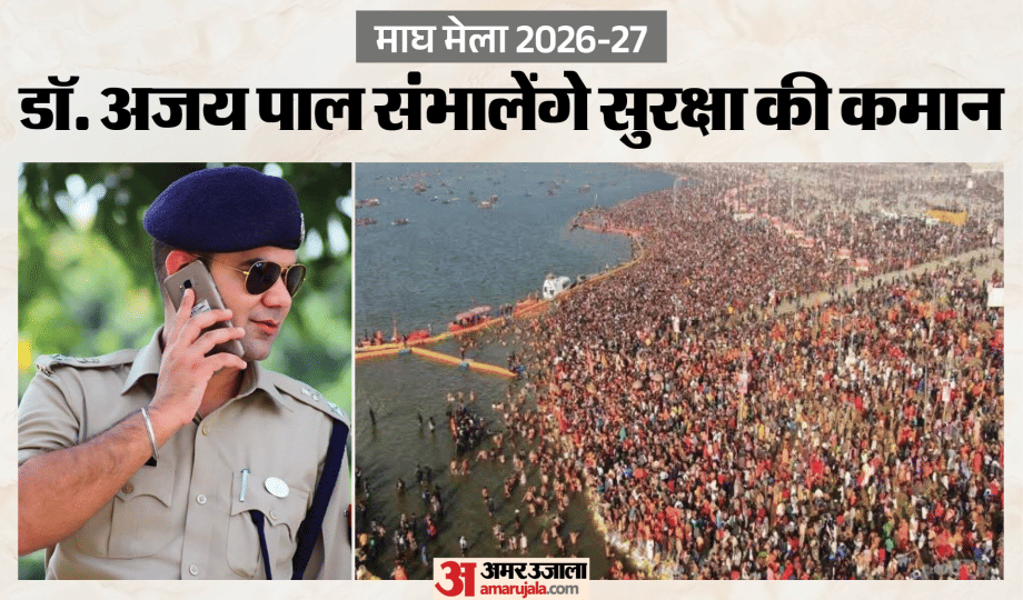 Dr. Ajay Pal takes charge of Magh Mela security; DCP Neeraj appointed as assistant.