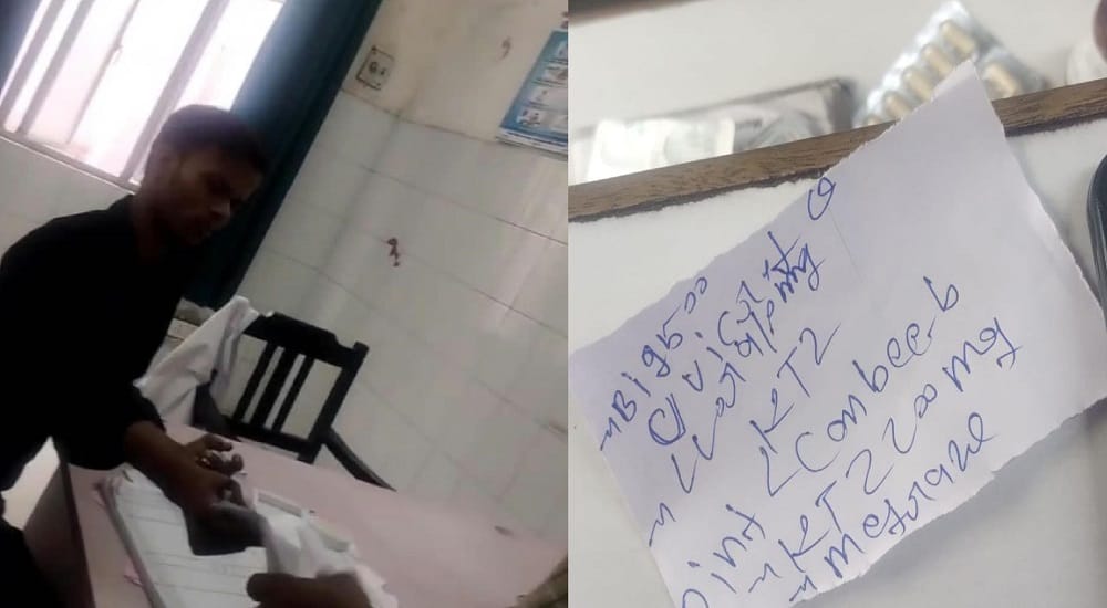कांशीराम अस्पताल में डॉक्टर की जगह दवा लिखता ड्राइवर देव