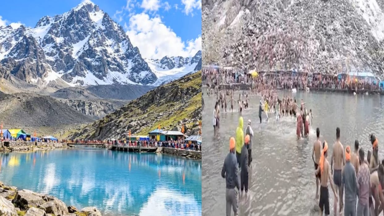 Manimahesh Yatra: 'Shahi Snan held; faith remained unshaken even amidst the snowwatch the video.