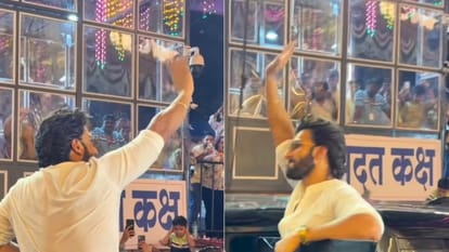 Ranveer Singh visited iconic Lalbaugcha Raja To Seek Blessings offer prayers amid upcoming Movie Pralay Shoot