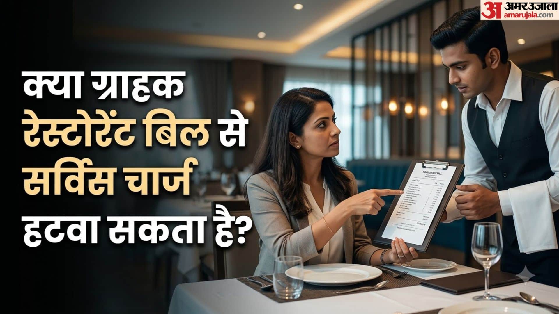 रेस्टोरेंट बिल सर्विस चार्ज नियम