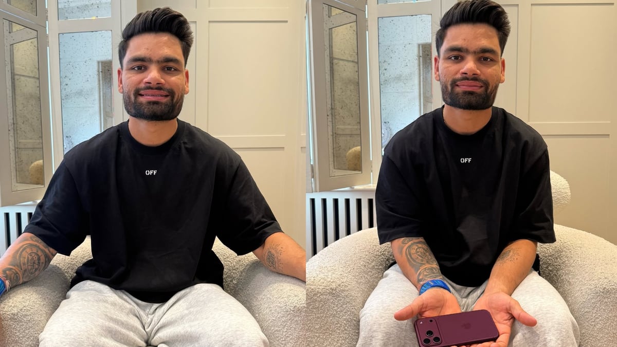 रिंकू सिंह पर चढ़ा आईफोन का क्रेज: क्रिकेटर ने खरीदा नया iPhone 18 Pro; सोशल मीडिया पर शेयर की तस्वीर